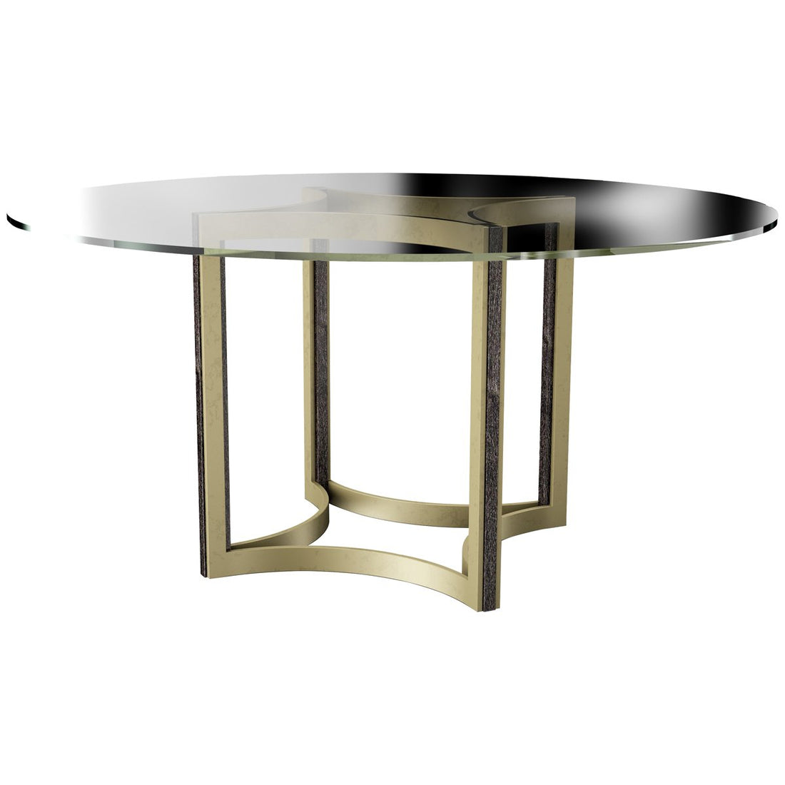 Caracole Modern Artisan Remix Glass Top 60-Inch Table