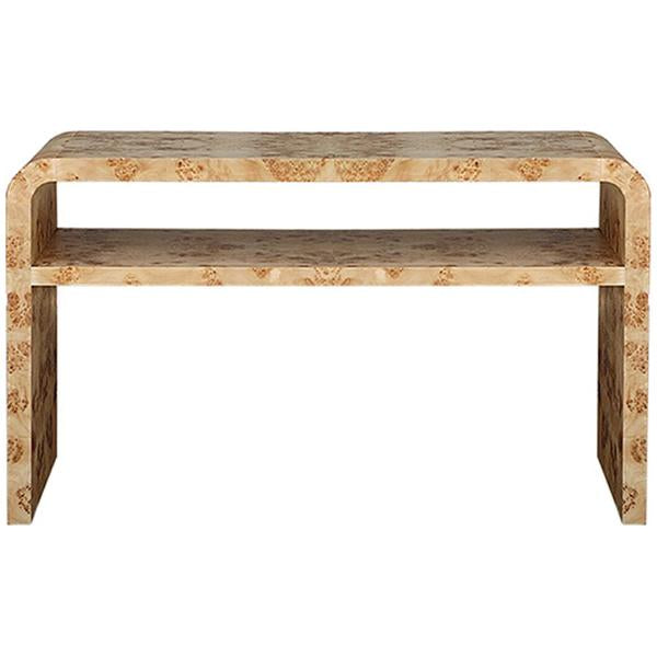 Worlds Away Waterfall Edge 2-Tier Console Table