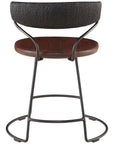 Baker Furniture Danish Cord Swivel Dining Chair MCM426