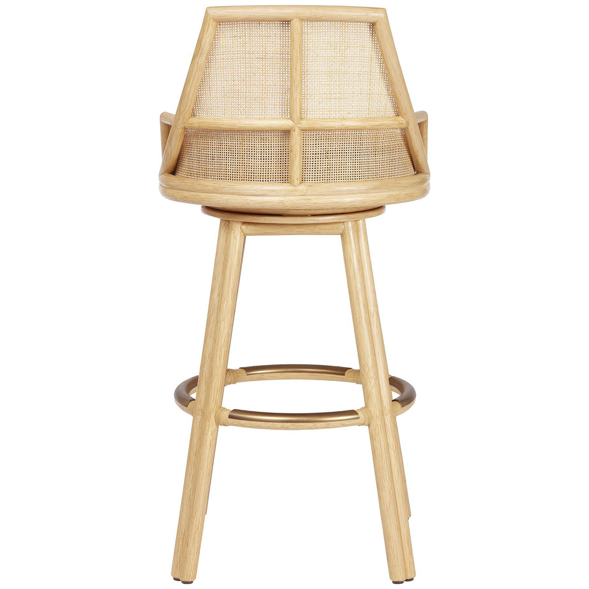 Baker Furniture Hayes Swivel Counter Stool in Sand Dune MCO323