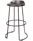 Baker Furniture Swivel Barstool with Concrete Seat MCO408T