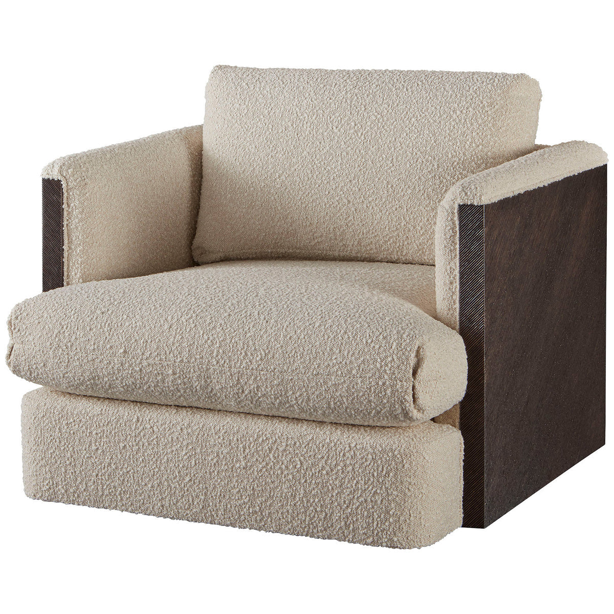 Baker Furniture Combed Lounge Chair MCU1800C