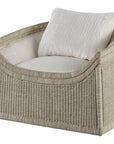 Baker Furniture Laced Lounge Chair in Oyster MCU1806C