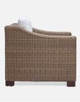 Made Goods Marina Faux Wicker Outdoor Lounge Chair in Alsek Fabric