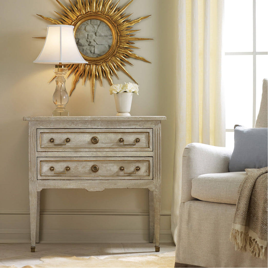 Modern History Manor House Chest - Antique Grey