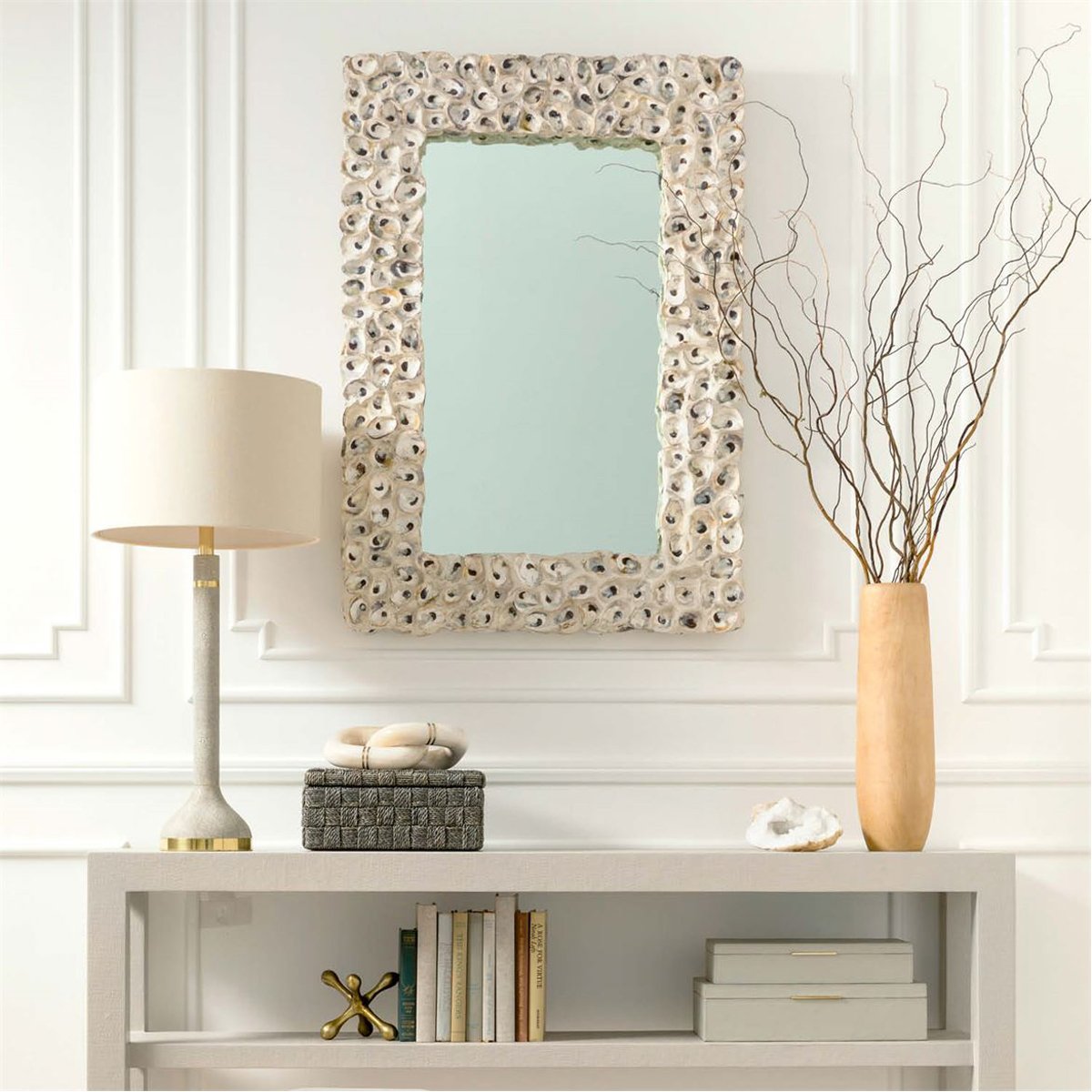 Made Goods Buford Dramatic Oyster Wall Mirror