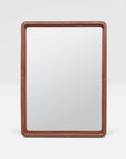 Made Goods Duncan Tobacco Full-Grain Leather Mirror