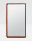 Made Goods Duncan Tobacco Full-Grain Leather Mirror