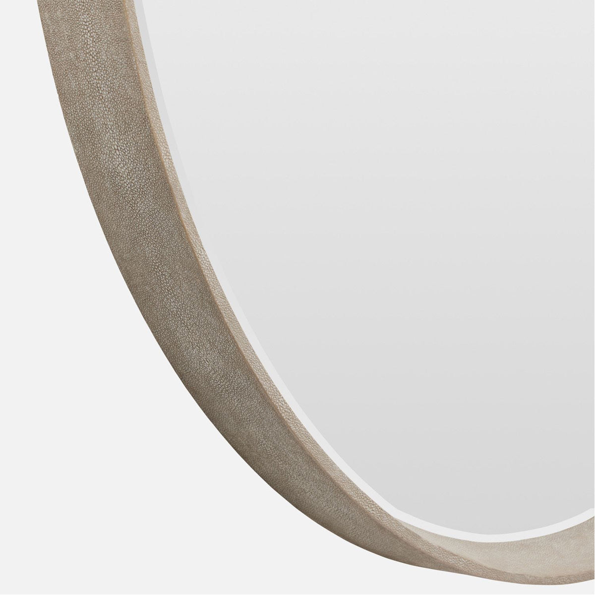 Made Goods Emma Minimal Mirror in Realistic Faux Shagreen