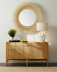 Made Goods Fabian Mirror with Rattan Core