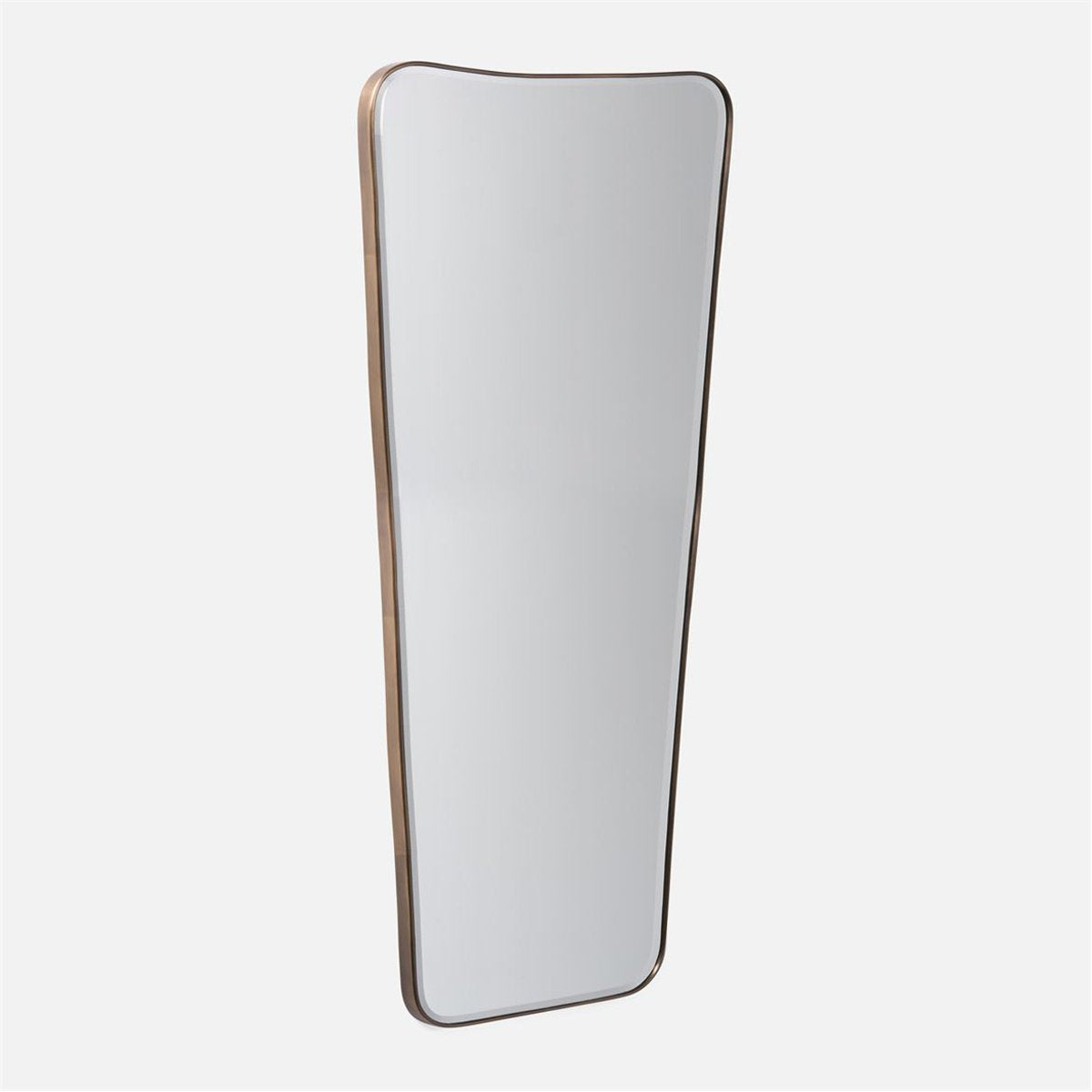 Made Goods Gage Curved Metal Floor Mirror
