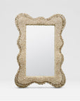 Made Goods Isabella White Star Shell Mirror