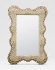 Made Goods Isabella White Star Shell Mirror