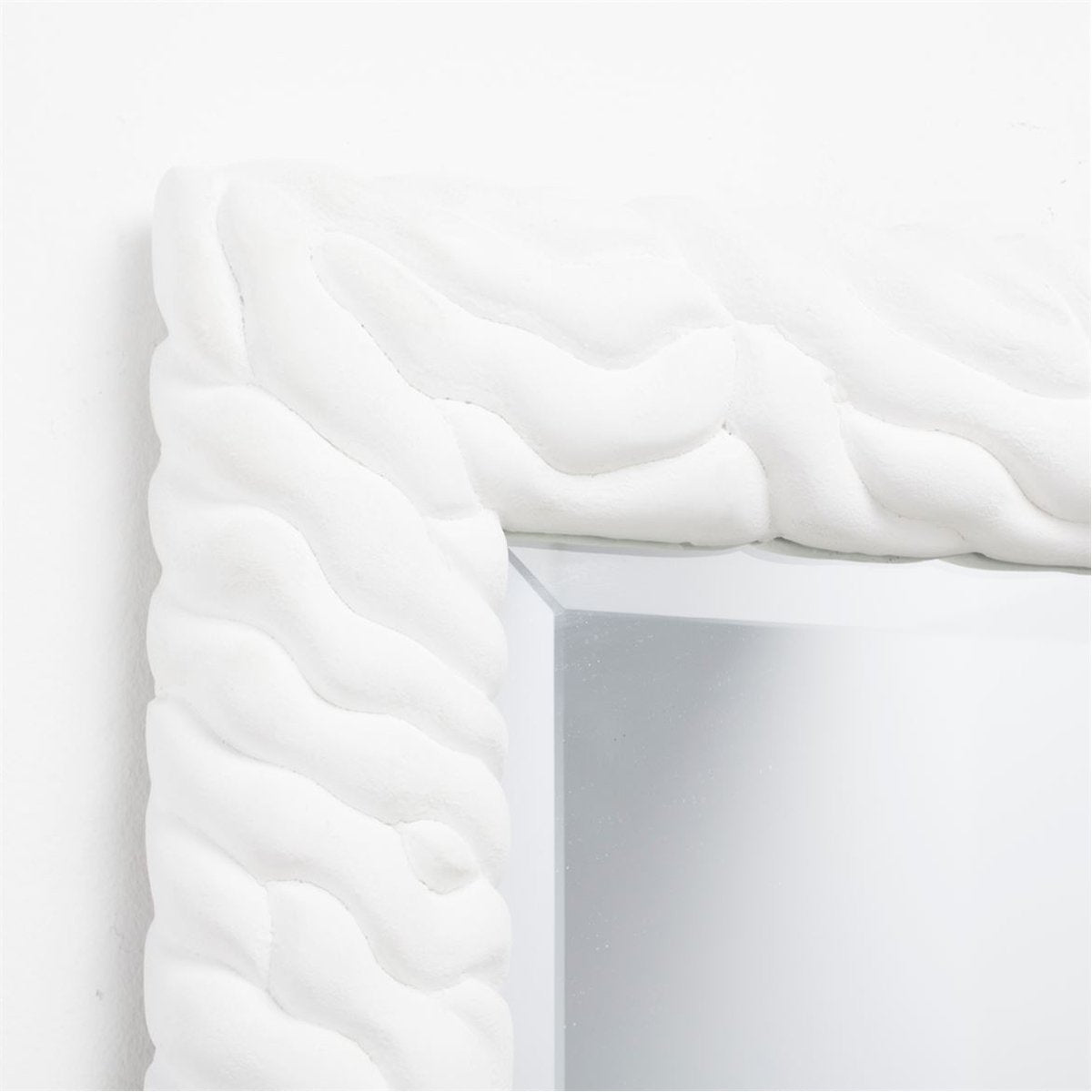Made Goods Lucinda Twisted White Resin Mirror
