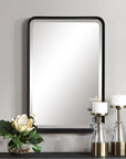 Uttermost Croften Black Vanity Mirror