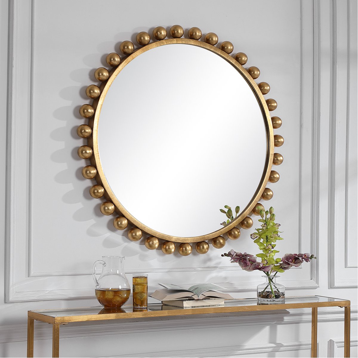 Uttermost Cyra Round Mirror