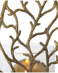 Uttermost Woodland Treasure Gold Candle Sconce