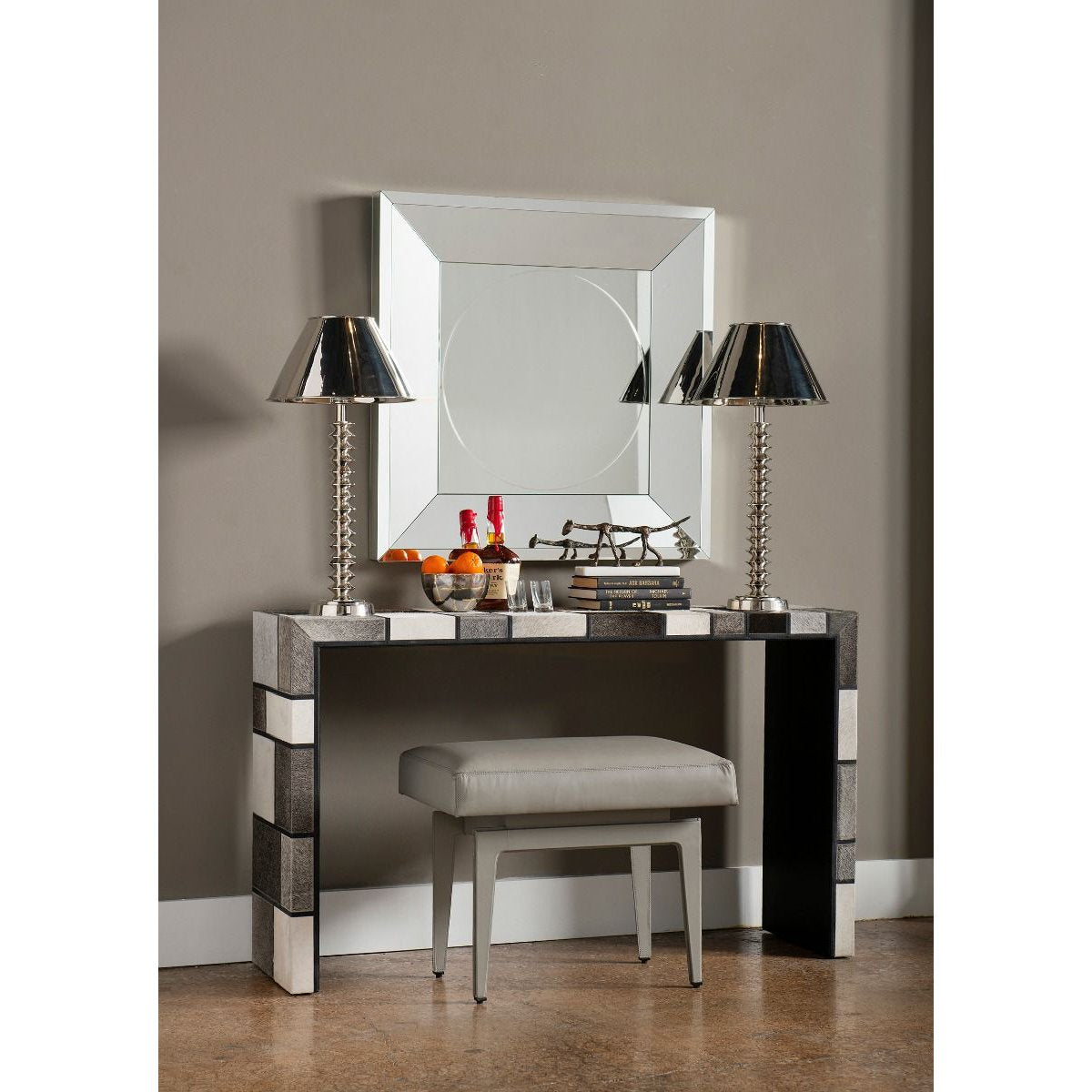 Villa &amp; House Mondrian Console Table - Gray