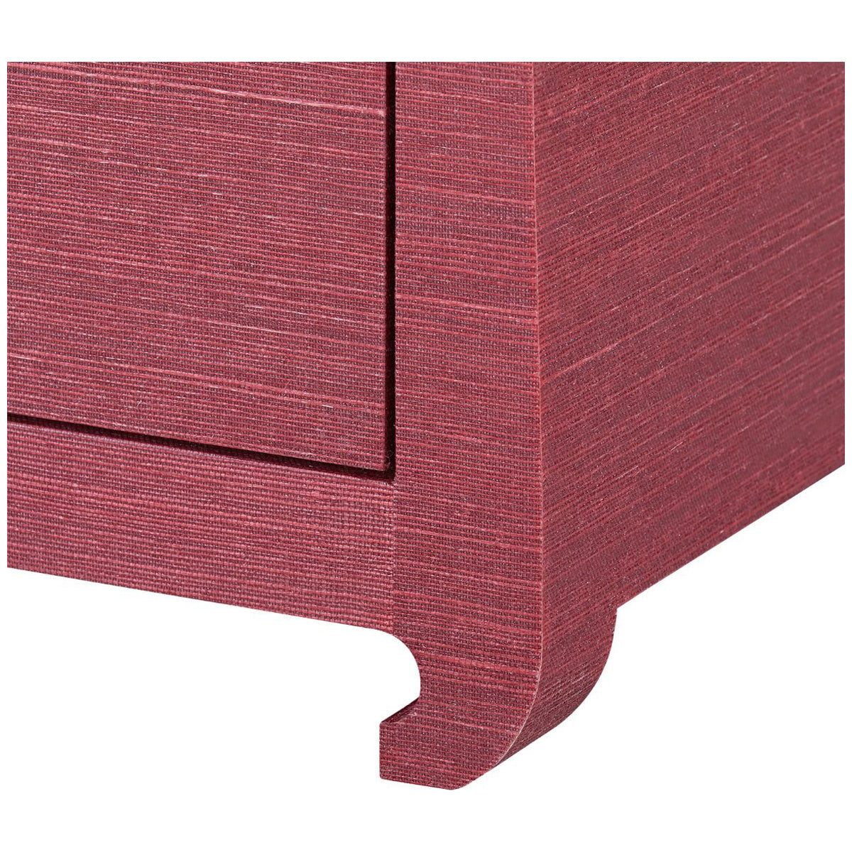 Villa &amp; House Ming 2-Drawer Side Table, Red