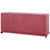 Villa & House Meredith Extra Large 4-Door Cabinet, Red