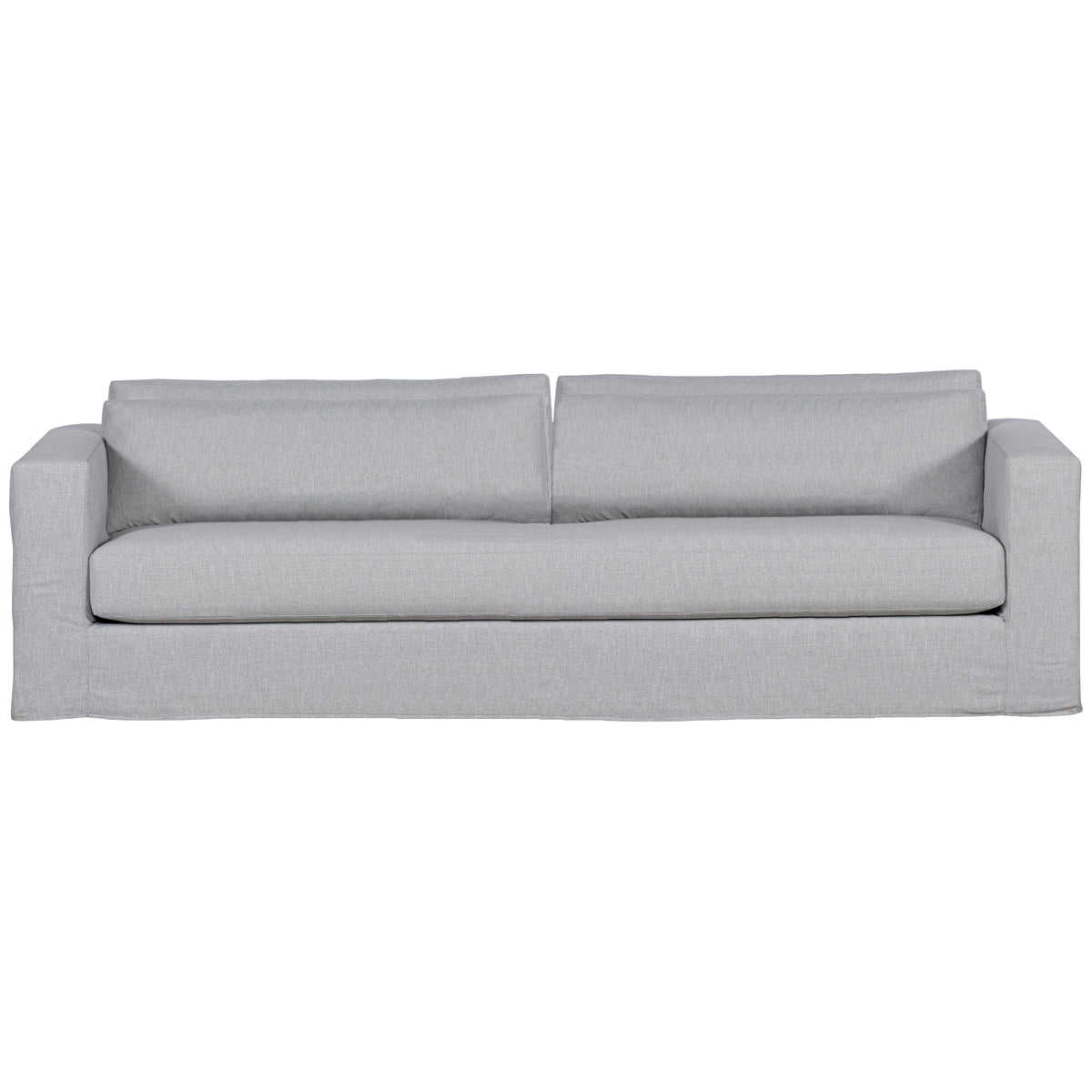 Vanguard Furniture Leone Slipcovered Muslin Bench Seat Sofa