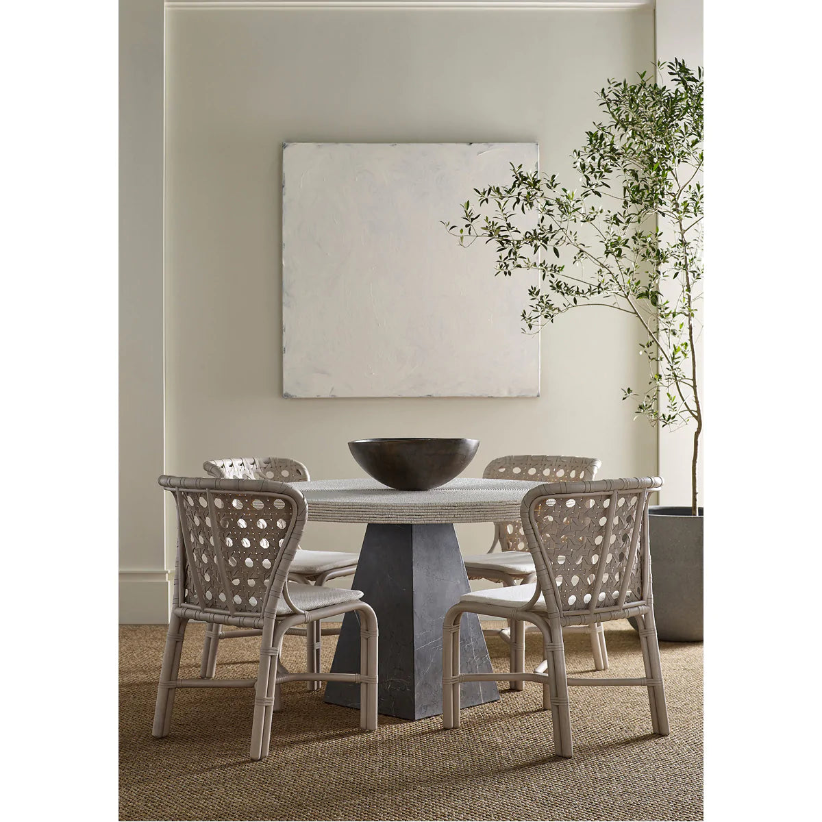 Baker Furniture Exalt Side Chair MCM143, Naturale
