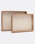 Made Goods Heather Natural Rope Tray, 2-Piece Set