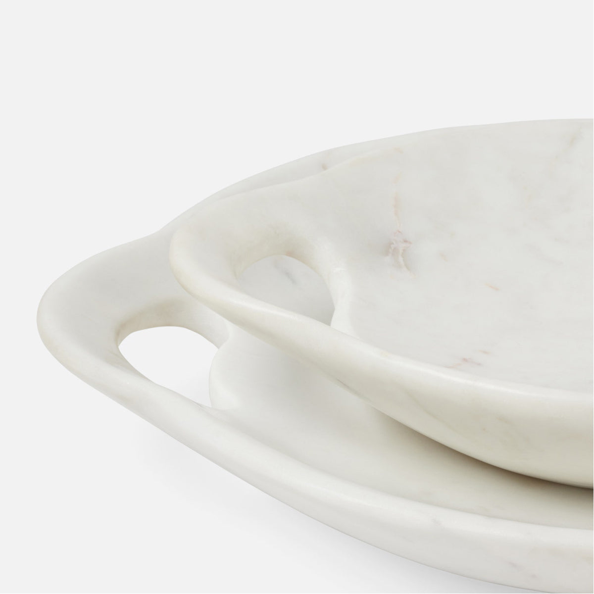 Made Goods Janes Marble Tray, 2-Piece Set