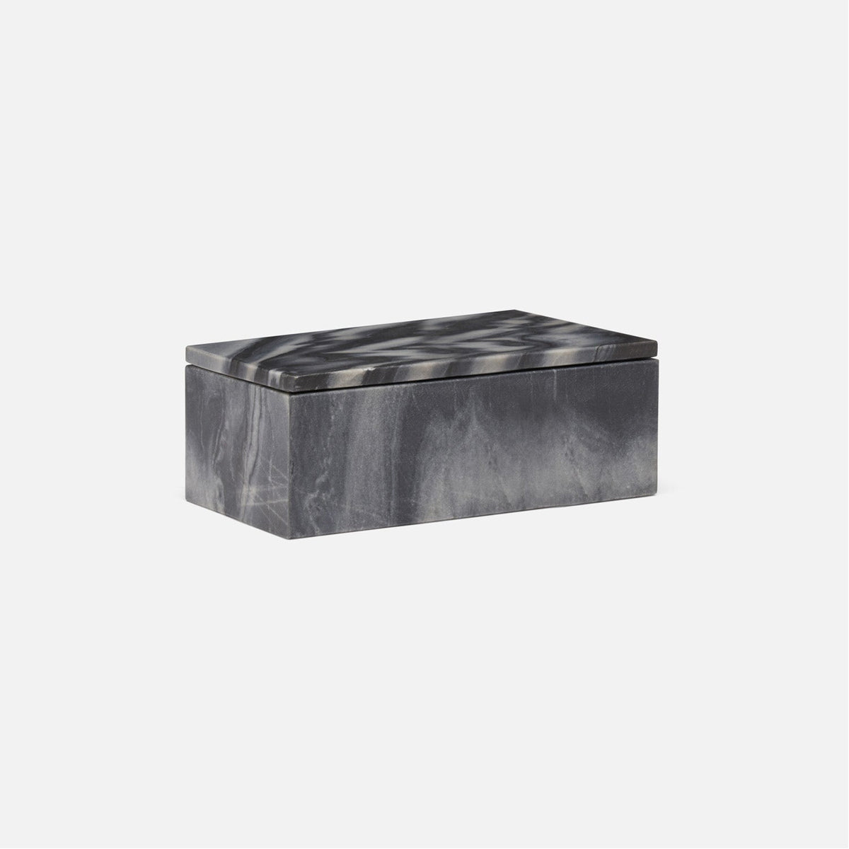 Made Goods Lago Carved Marble Outdoor Box, Set of 2