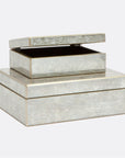 Made Goods Lark Mirrored Woodgrain Box, 2-Piece Set