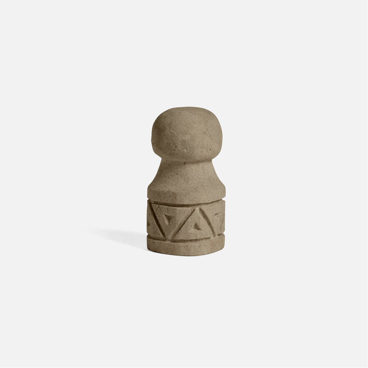 Made Goods Uku Small Etched Sandstone Sculpture, Set of 2