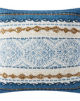 Loloi P0930 Blue Natural Pillow, Set of 2