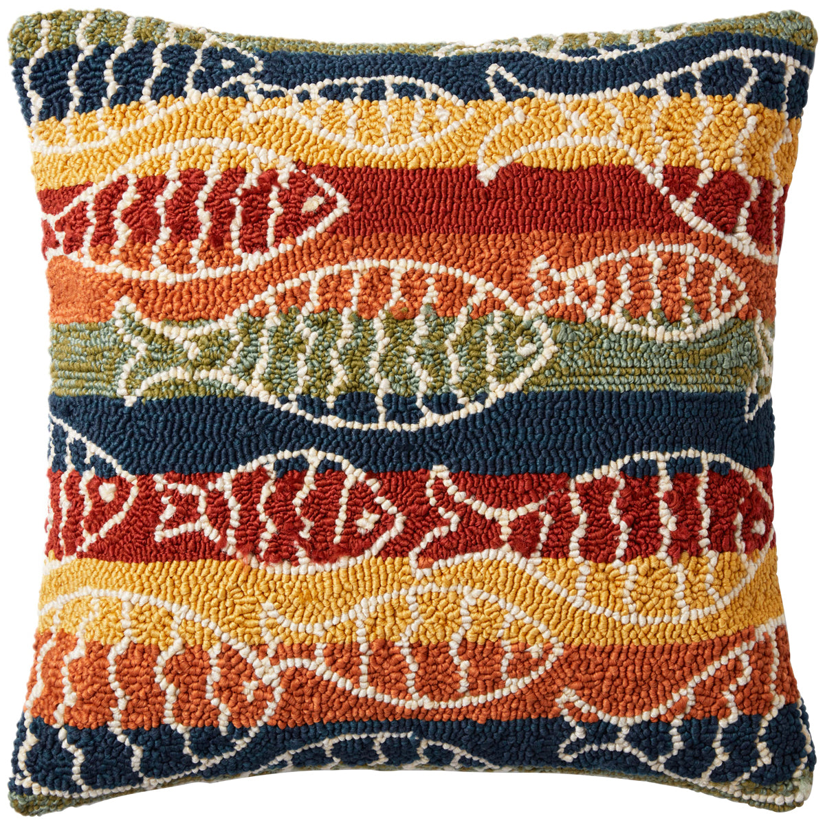 Loloi P0908 22&quot; x 22&quot; Hooked Pillow, Set of 2