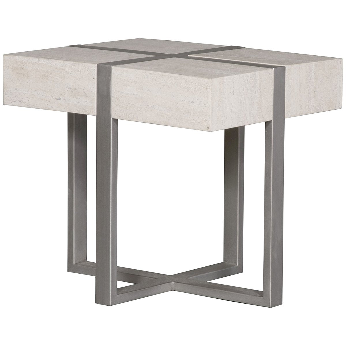 Vanguard Furniture Formation Stone Veneer Side Table