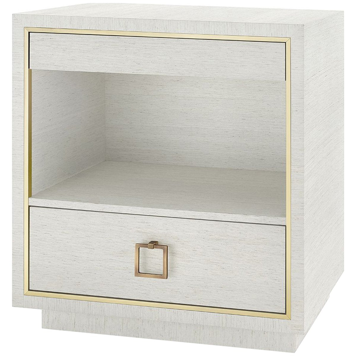 Villa &amp; House Parker 2-Drawer Side Table with Santino Pull
