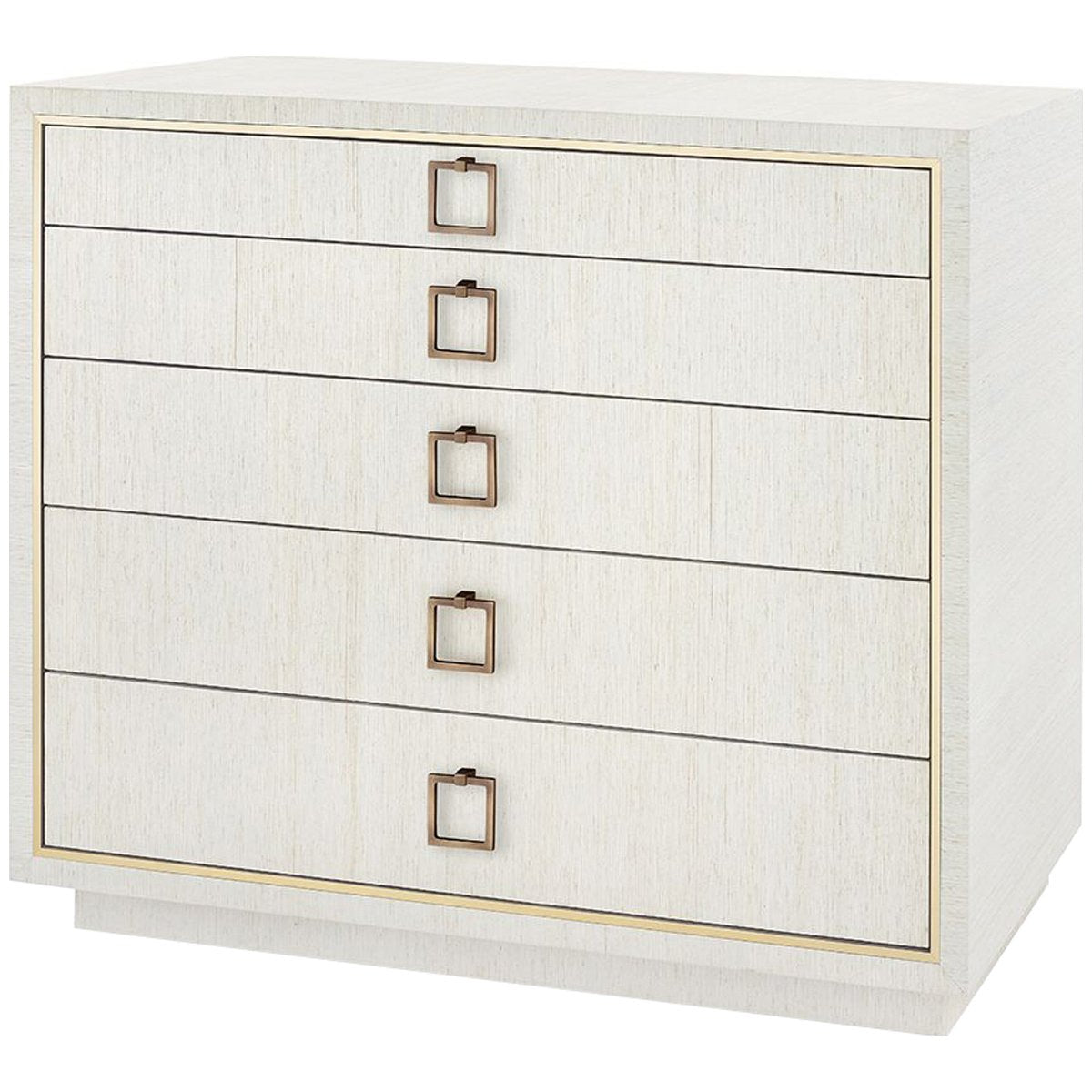 Villa &amp; House Parker Large 5-Drawer Chest with Santino Pull