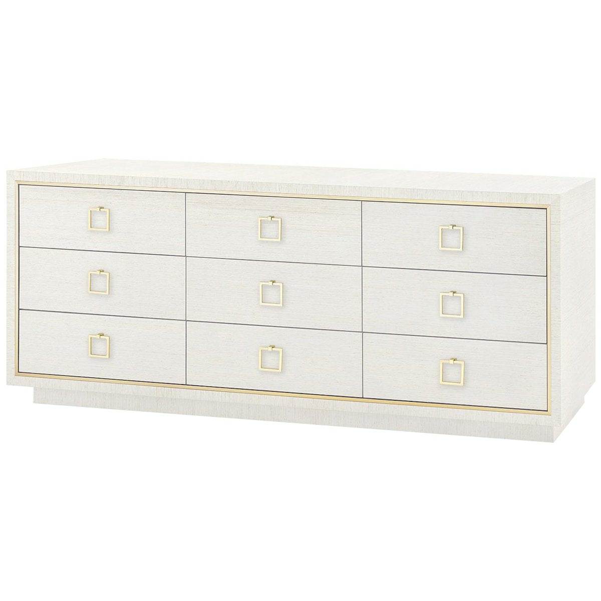 Villa &amp; House Parker Extra Large 9-Drawer Dresser with Santino Pull
