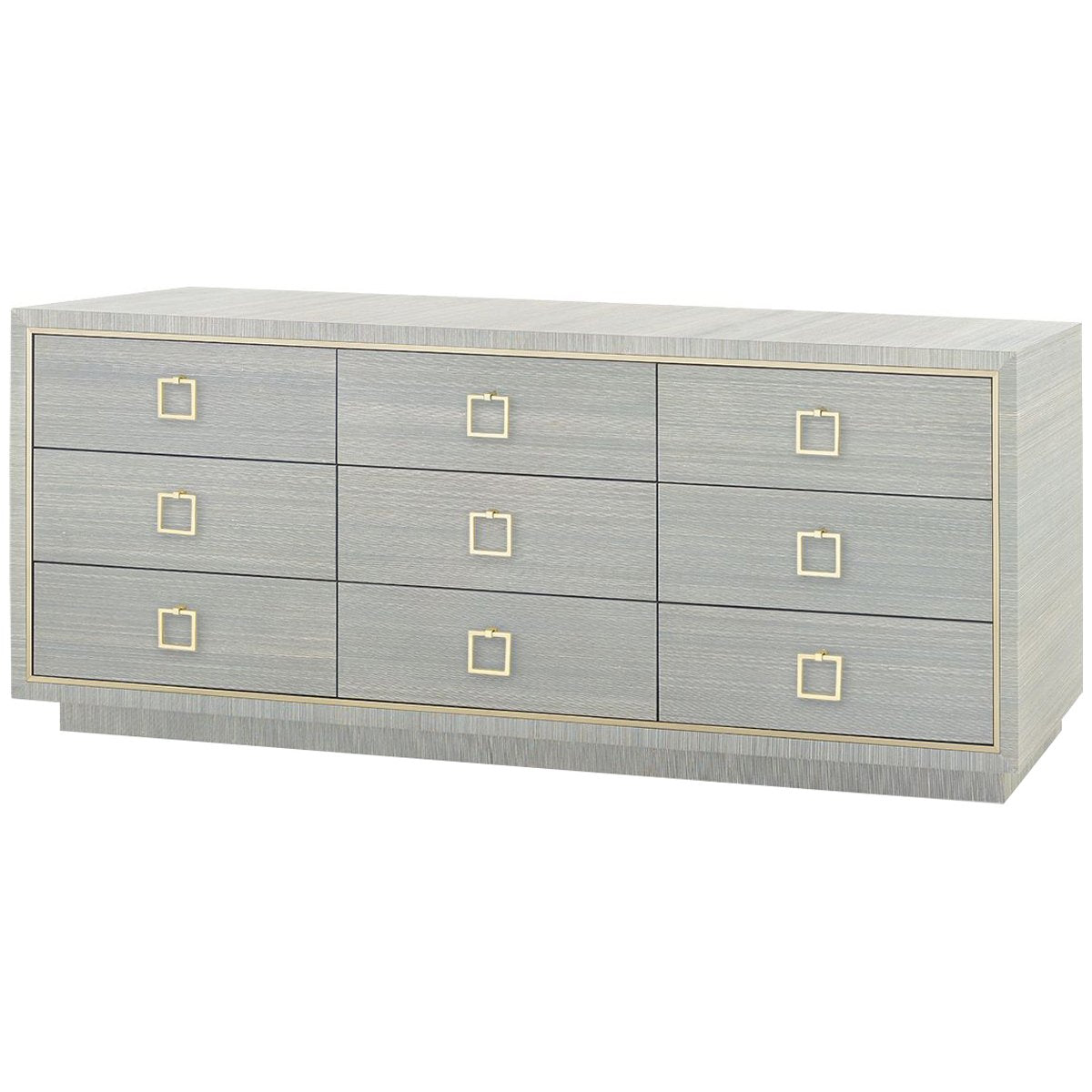 Villa &amp; House Parker Extra Large 9-Drawer Dresser with Santino Pull