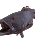 Phillips Collection Estuary Cod Fish Wall Sculpture, Copper Patina