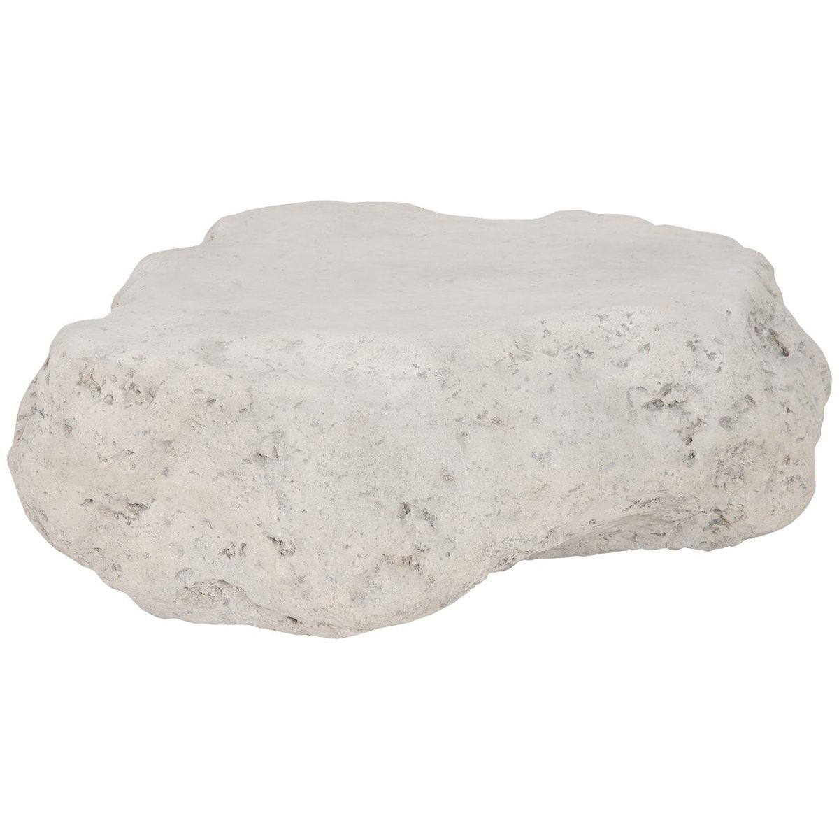 Phillips Collection Cast Boulder Small Roman Stone Outdoor Coffee Table