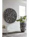 Phillips Collection Round Silver Drape Wall Art