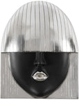 Phillips Collection Fashion Faces Kiss Black and Silver Wall Art