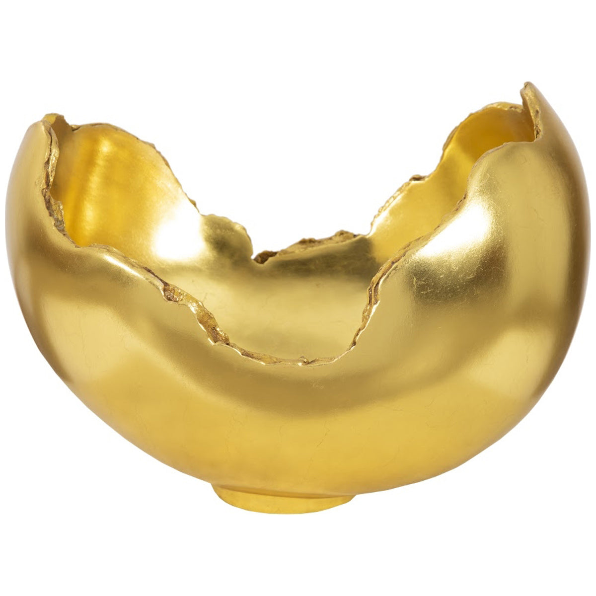 Phillips Collection Burled Gold Bowl