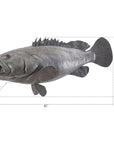 Phillips Collection Estuary Cod Fish Wall Sculpture, Polished Aluminum