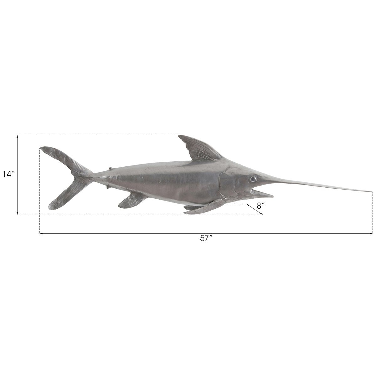 Phillips Collection Swordfish Fish Wall Sculpture