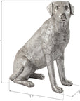 Phillips Collection Labrador Dog Sculpture, Sitting