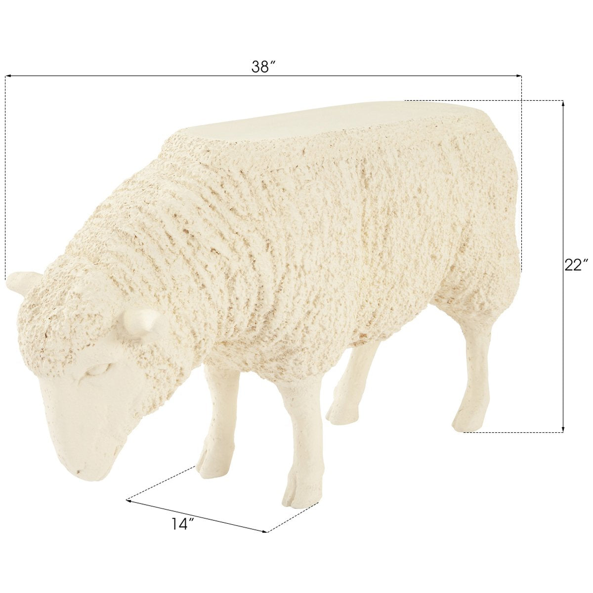 Phillips Collection Sheep Outdoor Side Table