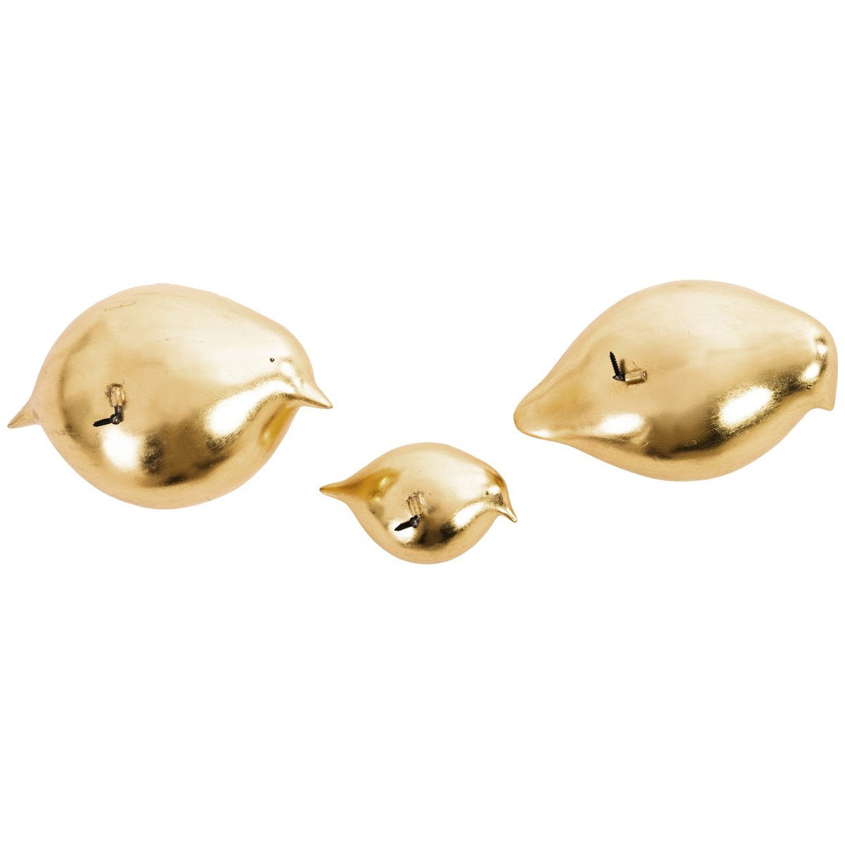 Phillips Collection Golden Large Wall Birds, 3-Piece Set