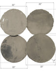 Phillips Collection Cast Oil Drum Wall Discs, Set of 4
