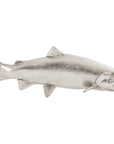 Phillips Collection Rainbow Trout Silver Leaf Fish Sculpture